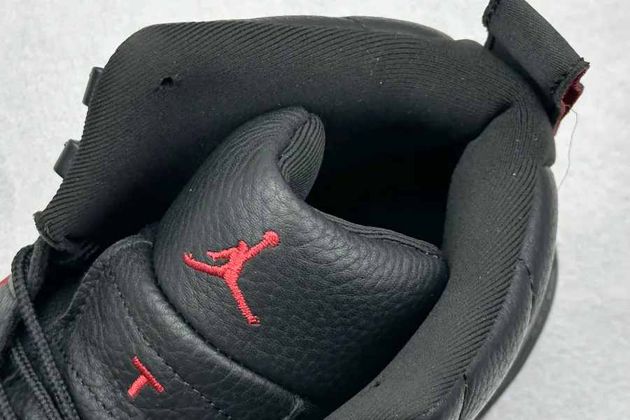 Air Jordan 12 Retro 'Melo' High Top Black and Red