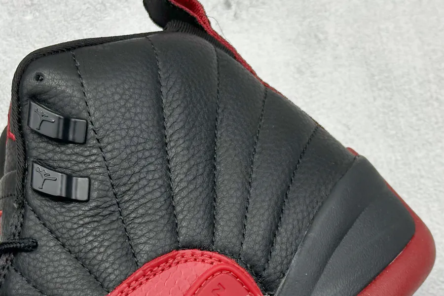 Air Jordan 12 Retro 'Melo' High Top Black and Red