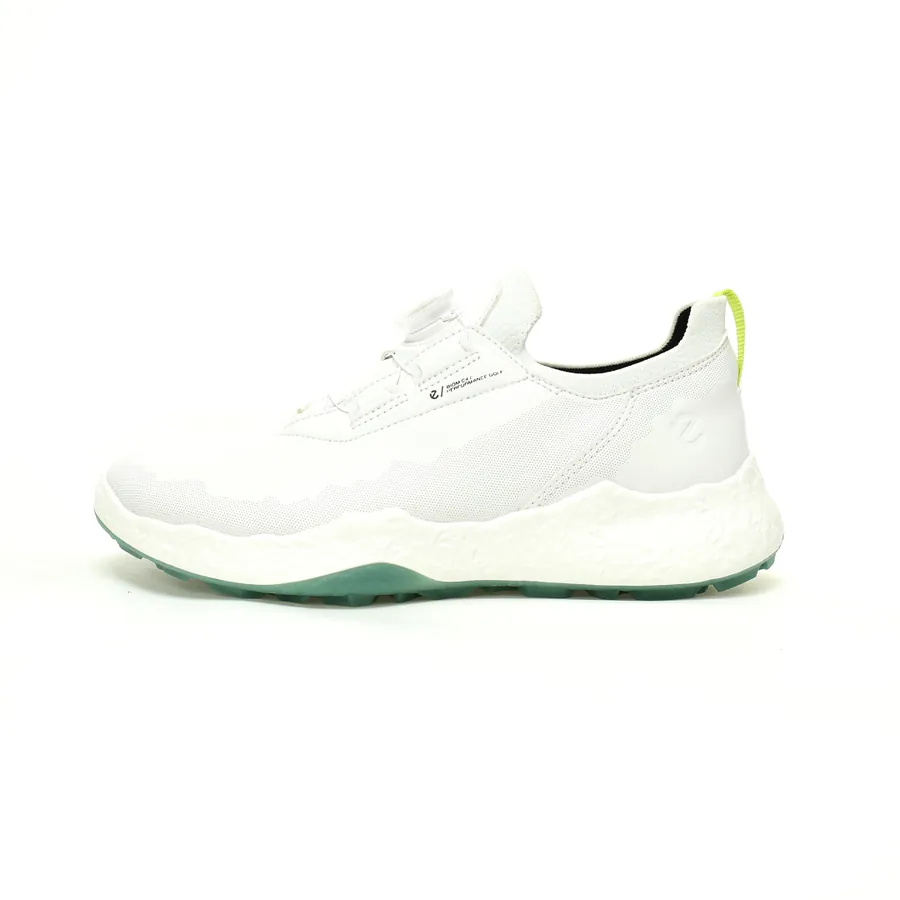 Ecco Golf Biom C4 Boa Men's Running Shoes Hole Pattern White Green