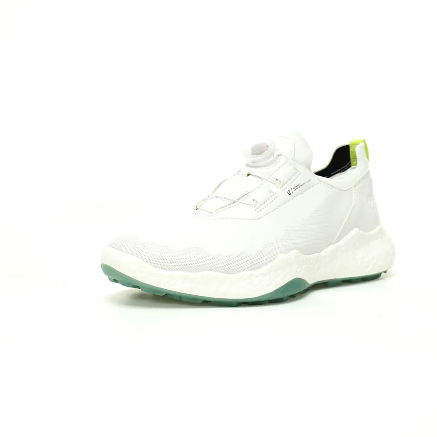 Ecco Golf Biom C4 Boa Men's Running Shoes Hole Pattern White Green