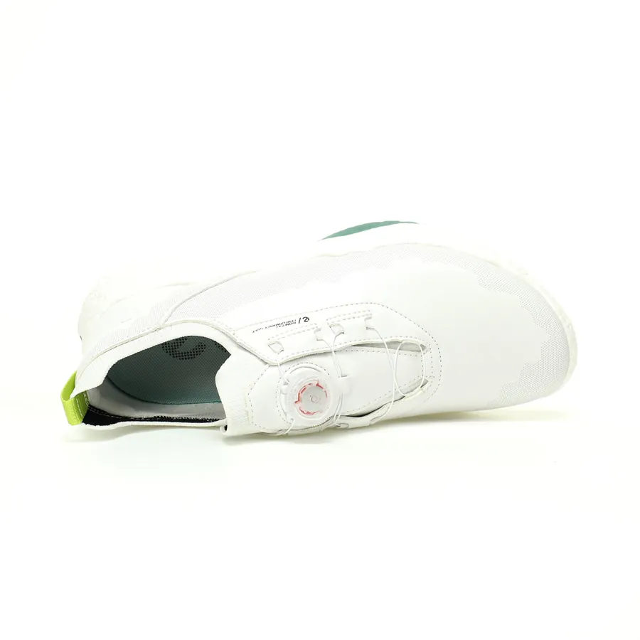 Ecco Golf Biom C4 Boa Men's Running Shoes Hole Pattern White Green