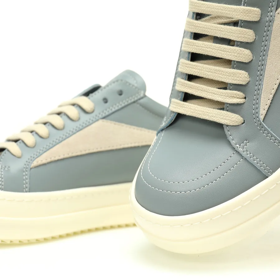 Ri Owens Vintage Low Top Sneakers in Pale Blue