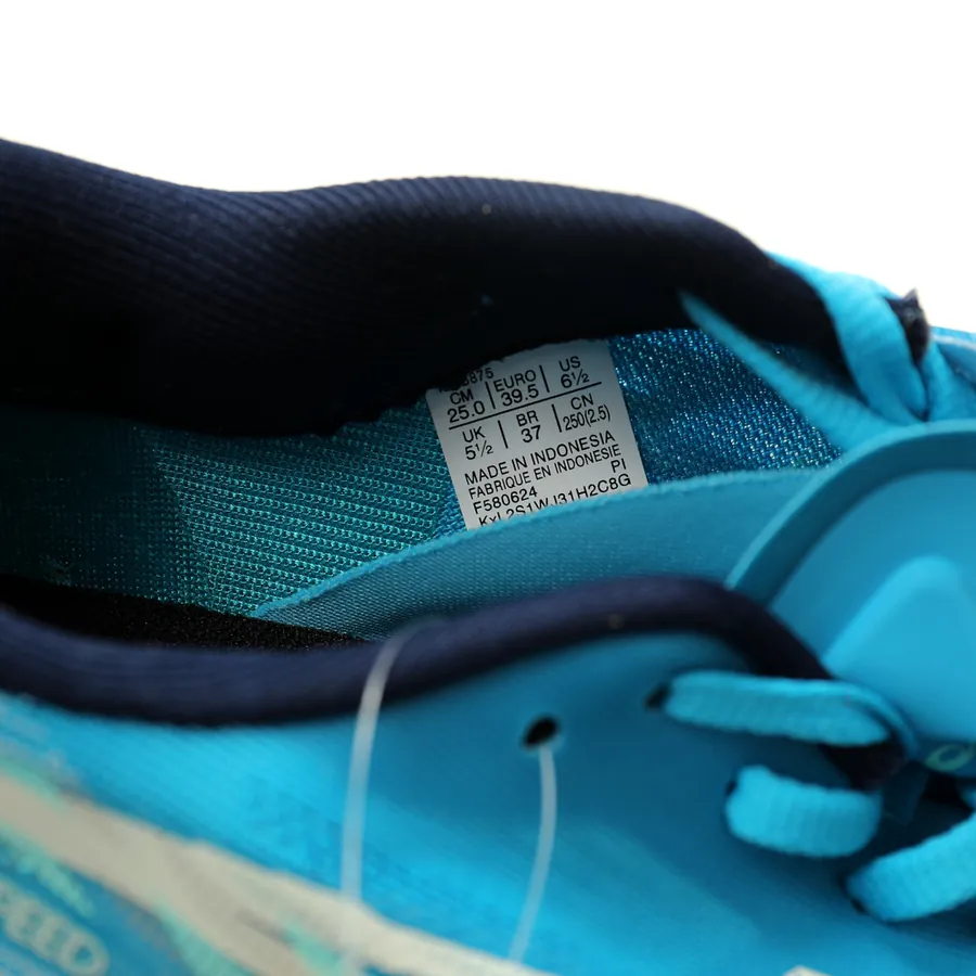 Asics Magic Speed 4 Low Sneaker with Grained Calfskin Upper