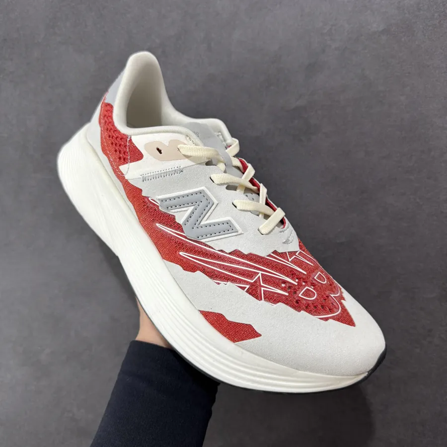 Stone Island x NBFuelCell RC Elite V2 Angora Mars Red Running Shoes