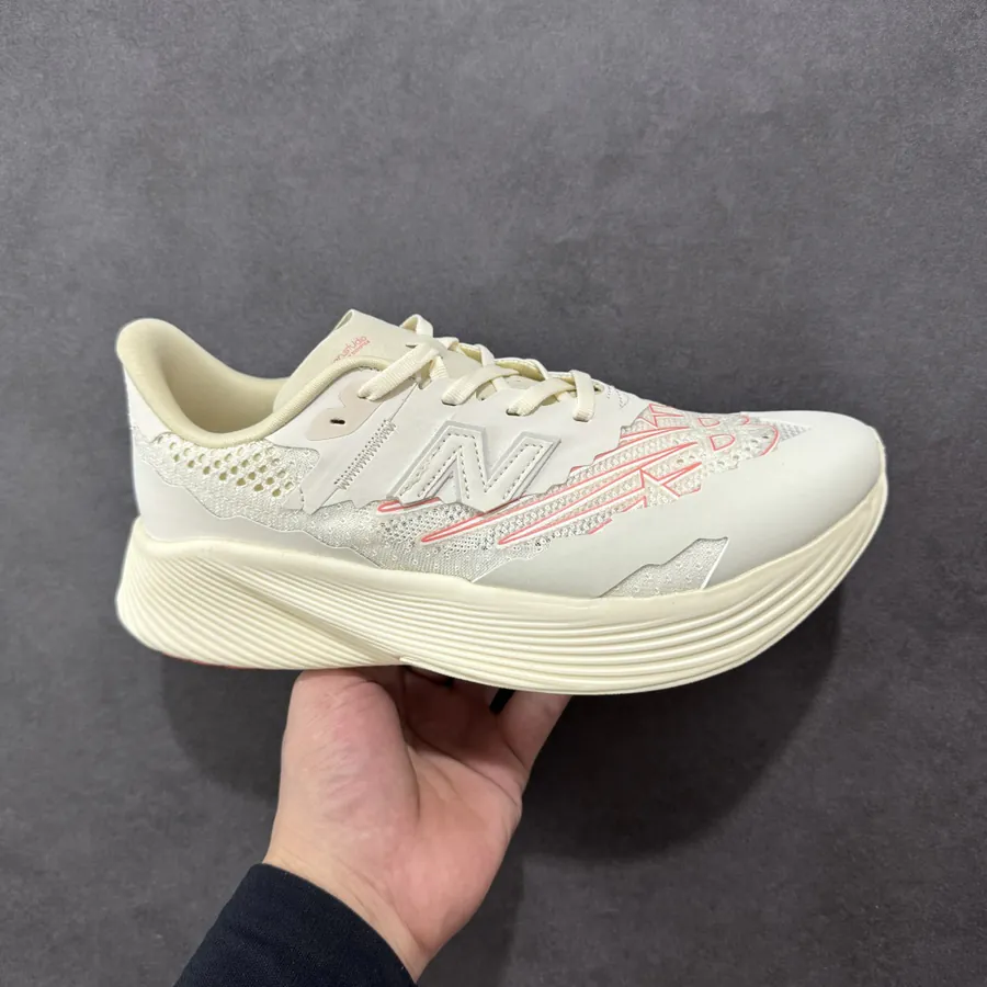 Stone Island x NBFuelCell RC Elite V2 Angora Mars Red Lightweight Low Top Running Shoes