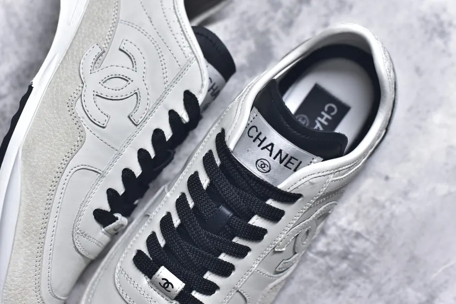 CHA25 Low Top Sneaker Retro Style, Custom Calfskin