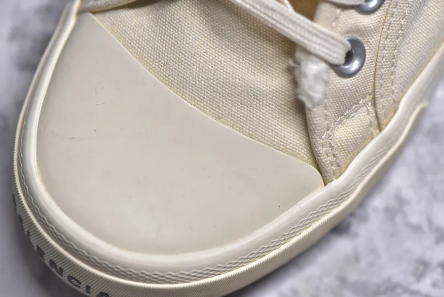 BALENCIAGA Paris Worn Effect Casual Low Top Canvas Sneakers
