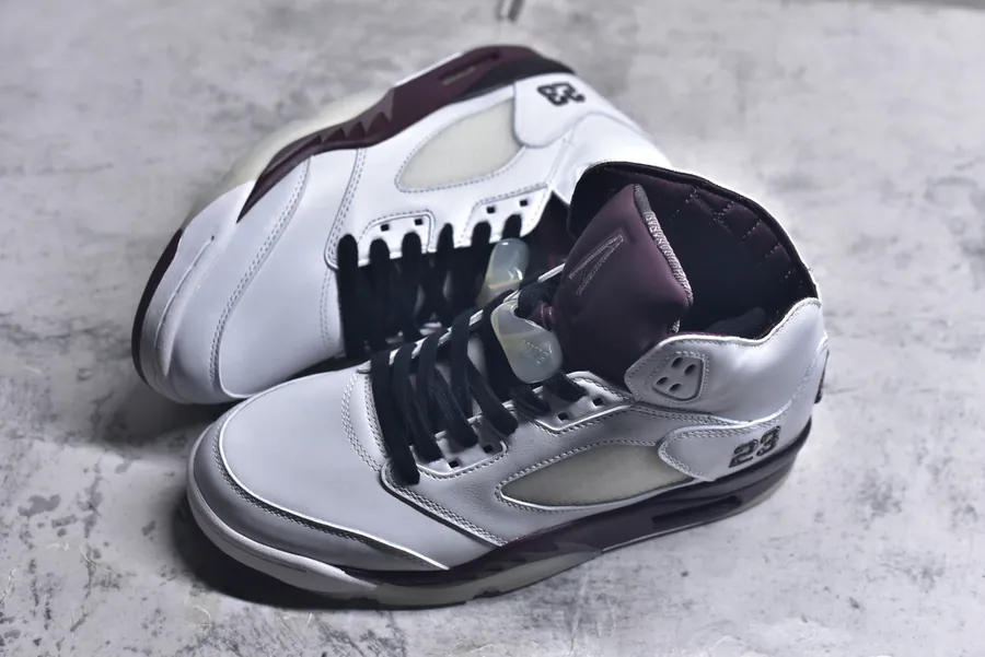 Ma Maniére x Air Jordan AJ5 Burgundy Crush