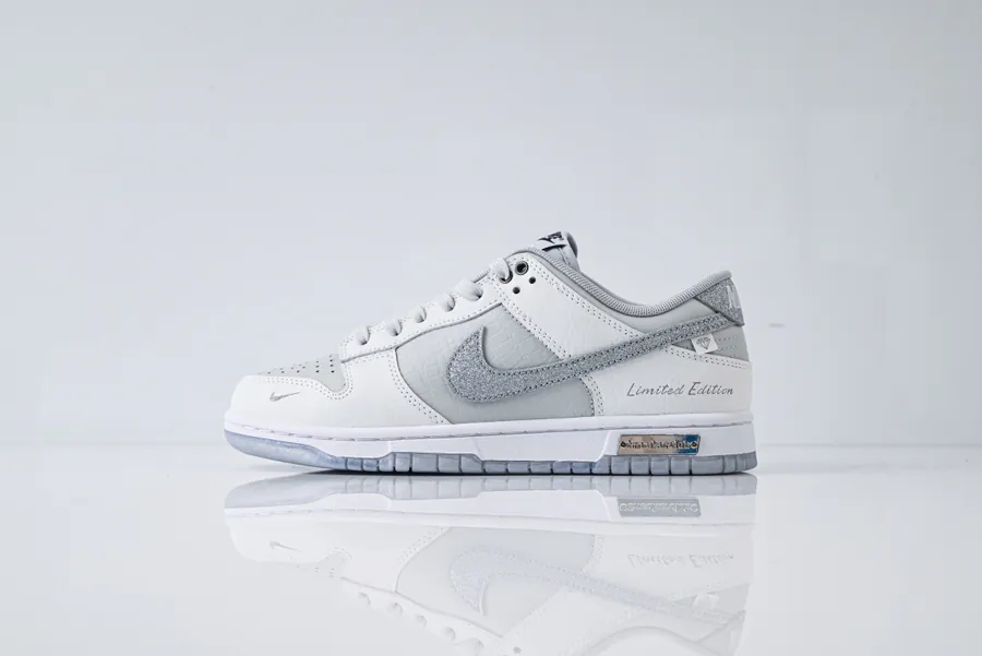 NK Dunk Low Limited Edition in Grained Calfskin