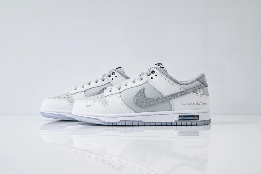 NK Dunk Low Limited Edition in Grained Calfskin