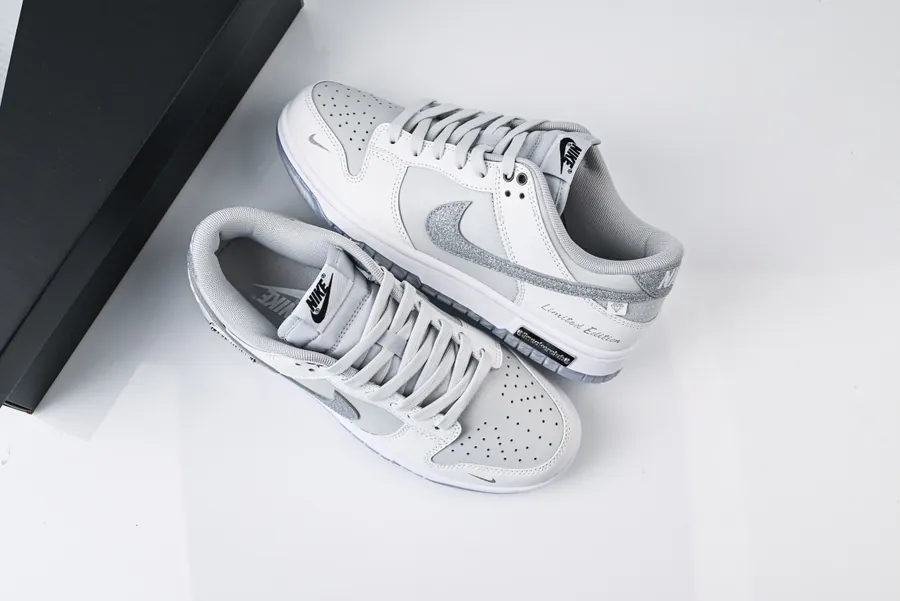 NK Dunk Low Limited Edition in Grained Calfskin