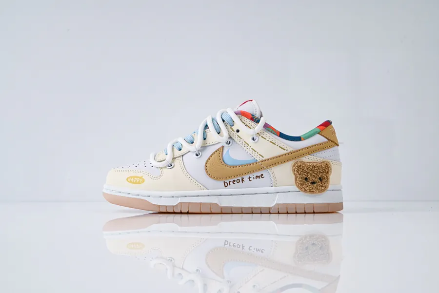 Nike Dunk Low Cake Bear White and Yellow