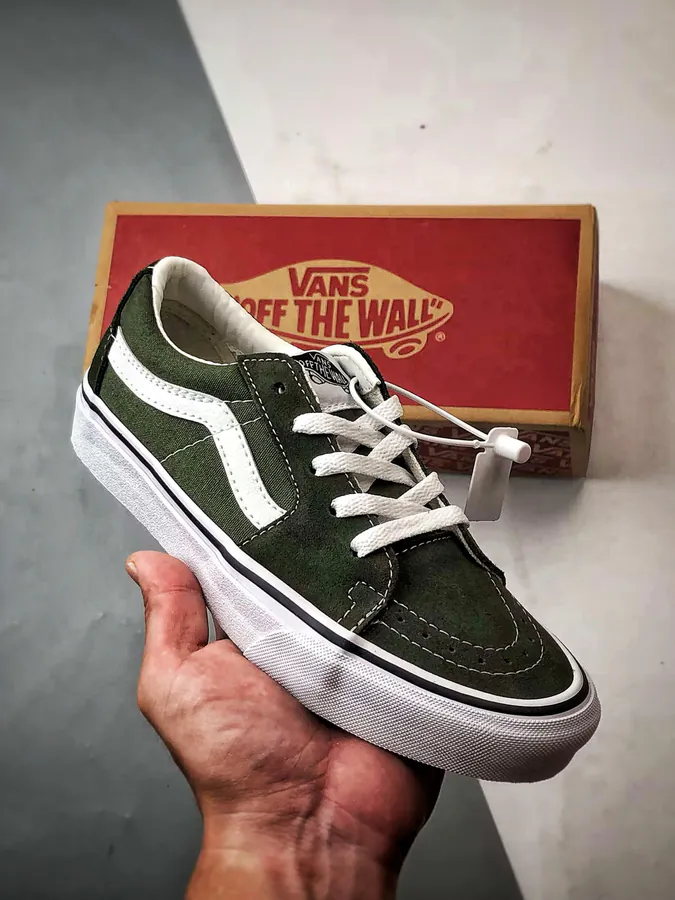 Vans SK8 Low Green Canvas Sneaker