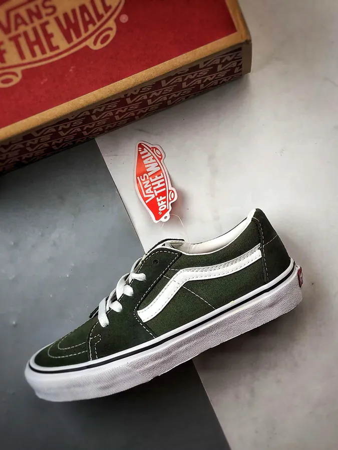 Vans SK8 Low Green Canvas Sneaker