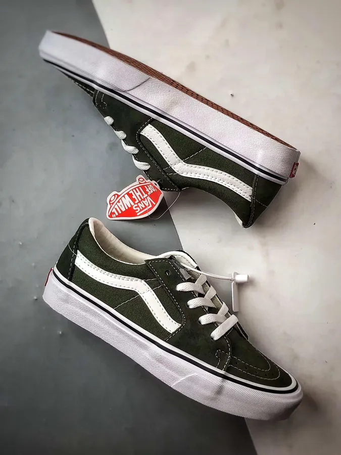 Vans SK8 Low Green Canvas Sneaker