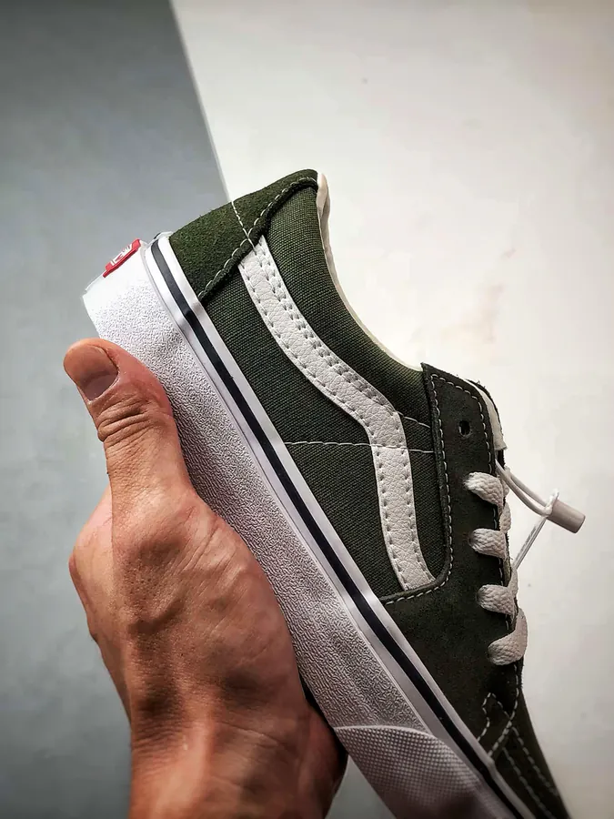 Vans SK8 Low Green Canvas Sneaker