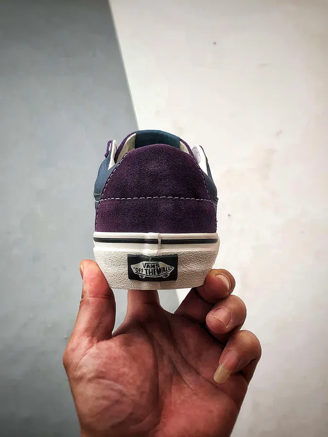 Vans SK8 Low Blue Purple Patchwork Low Top Sneaker