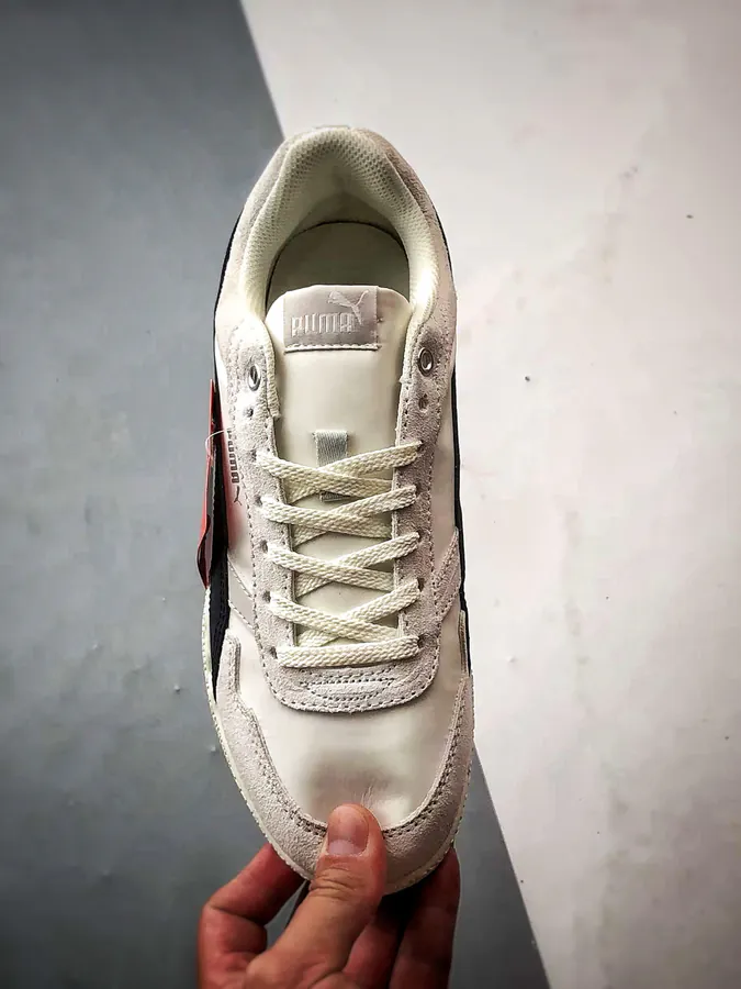 Bella Donna Loni White and Black Retro Sneaker