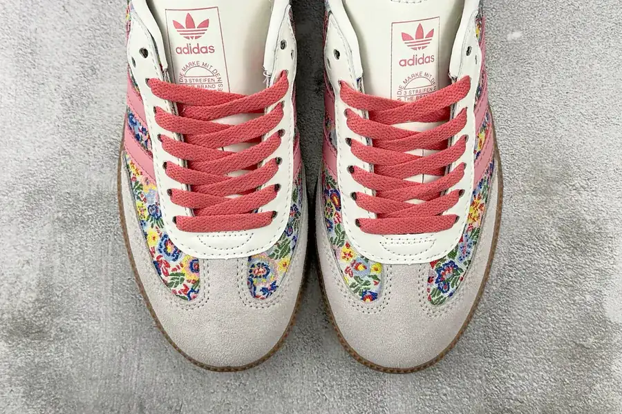 Liberty London x Adidas Originals Samba OG in Gray Pink