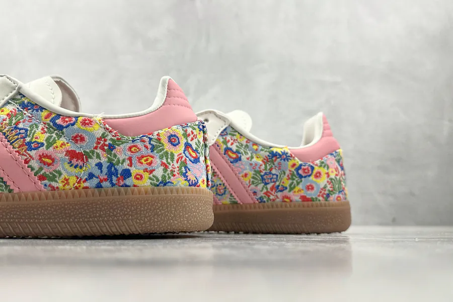 Liberty London x Adidas Originals Samba OG in Gray Pink