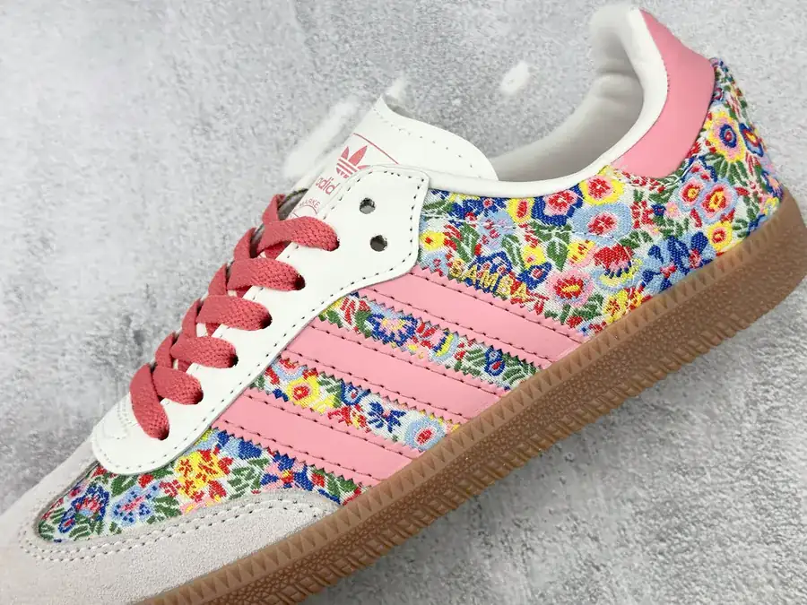 Liberty London x adidas Originals Samba OG in Gray Pink