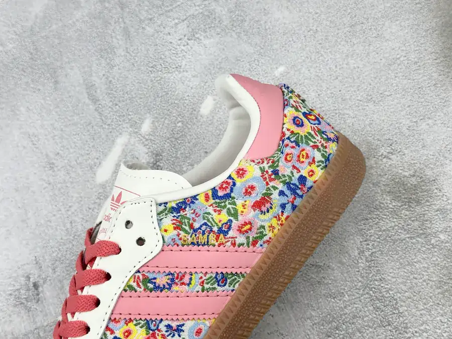 Liberty London x adidas Originals Samba OG in Gray Pink