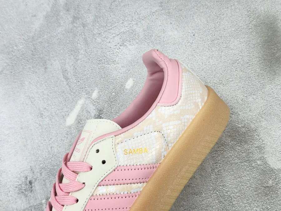 Adidas SAMBA in Pink Flower Print