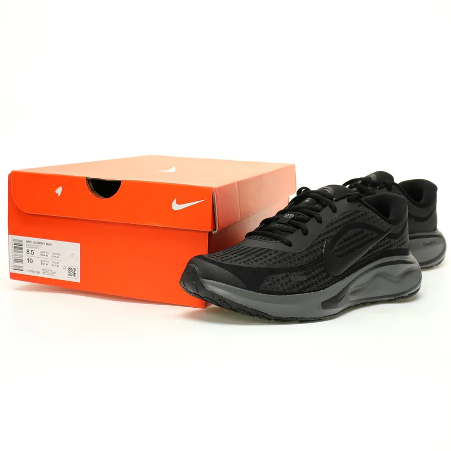 Nike Journey Run All Black Lightweight Running Shoes with Comfortable Cushioning