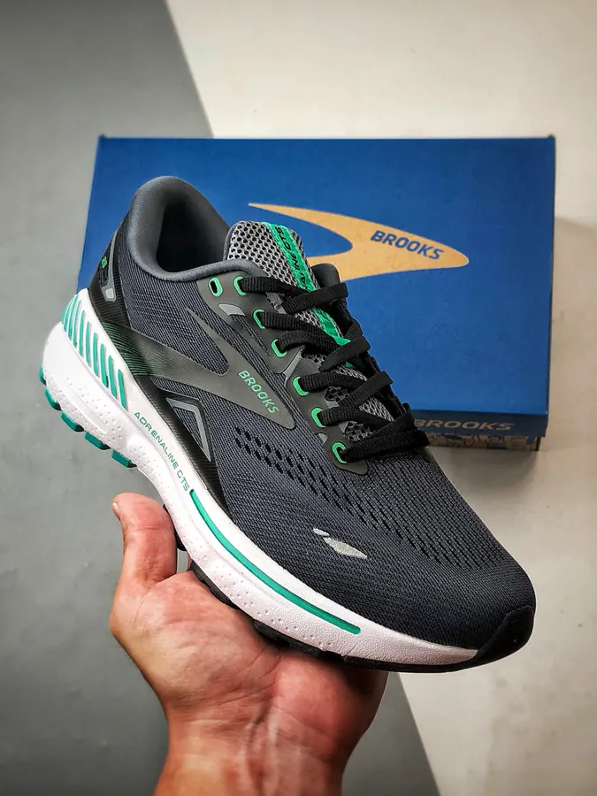 Brooks Glycerin 19 Gray Green, Low Top Running Shoes