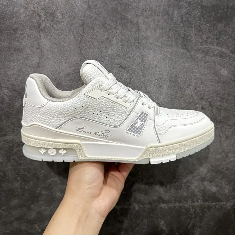LV Trainer White Cement, Semi Handmade