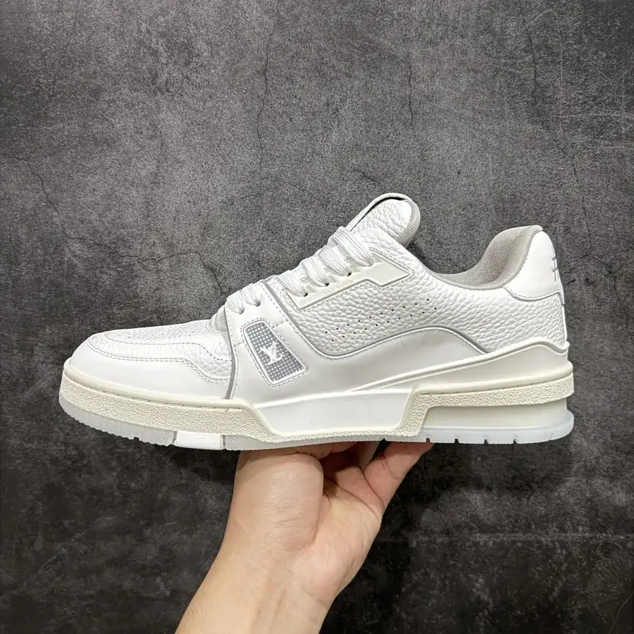 LV Trainer White Cement, Semi Handmade