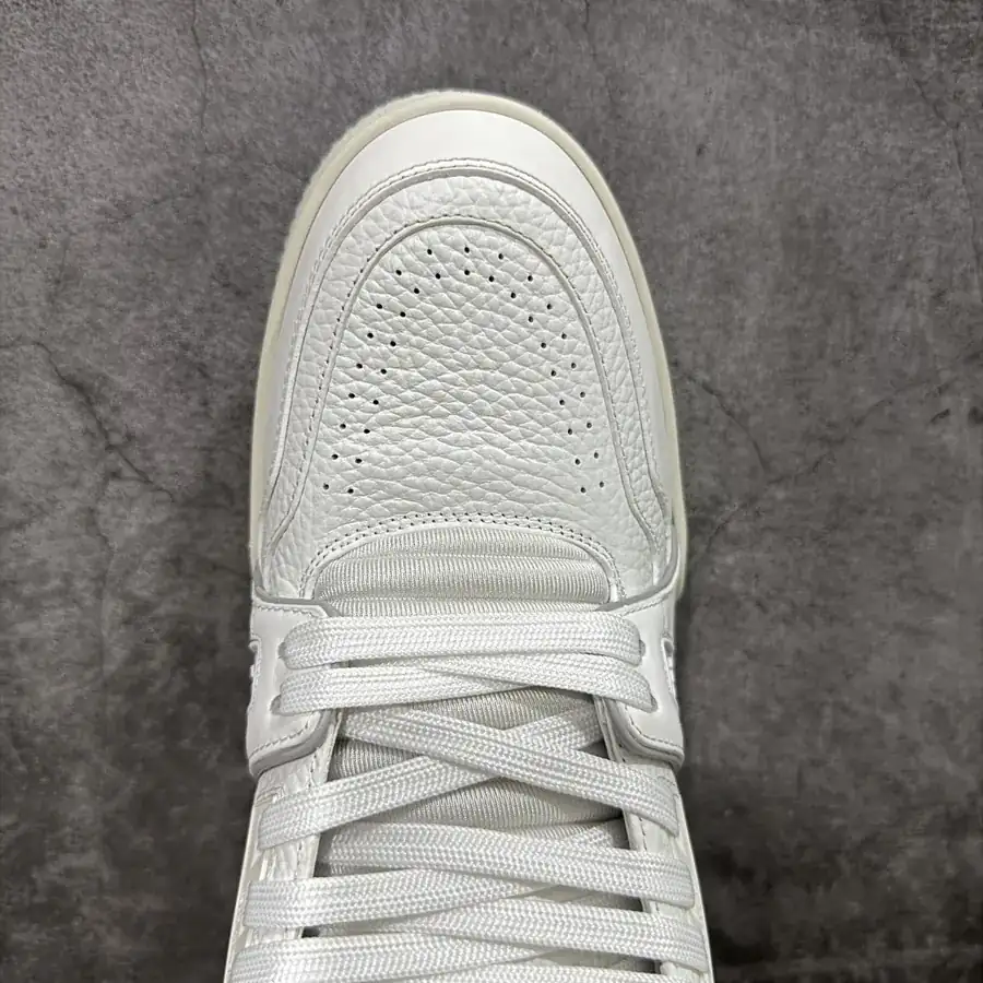 LV Trainer White Cement, Semi Handmade