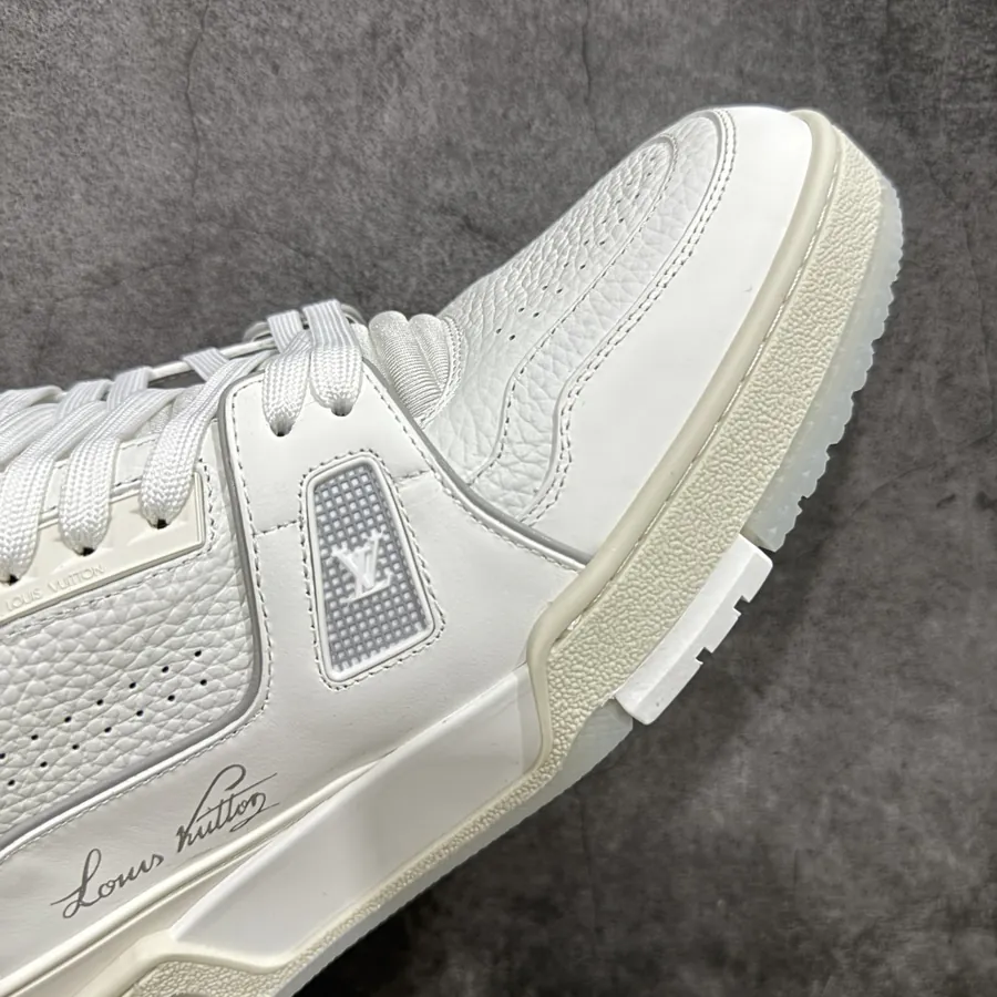 LV Trainer White Cement, Semi Handmade