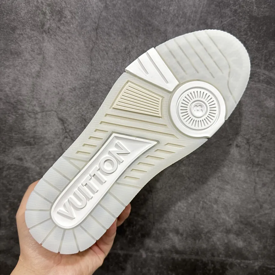 LV Trainer White Cement, Semi Handmade