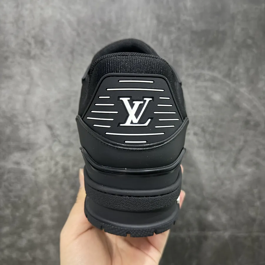 LV Trainer Black Grained Calfskin
