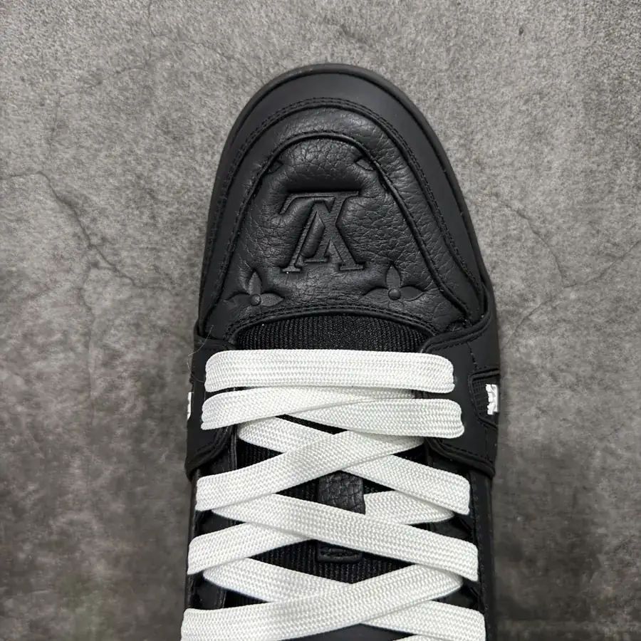 LV Trainer Black Grained Calfskin