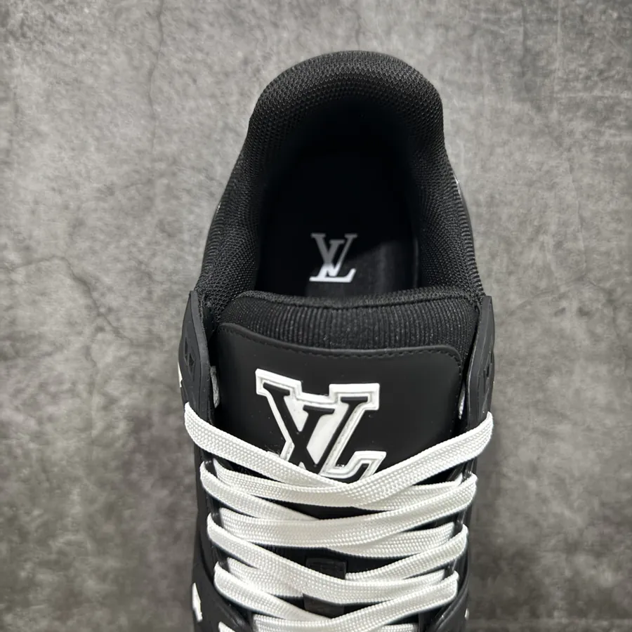 LV Trainer Black Grained Calfskin
