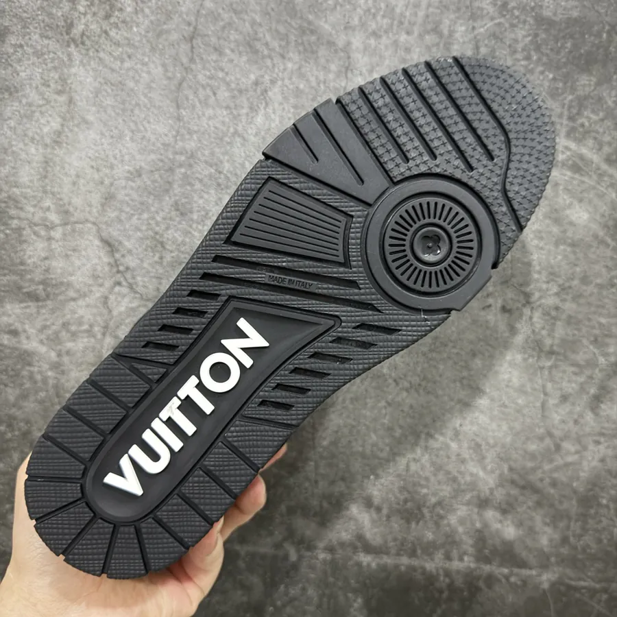 LV Trainer Black Grained Calfskin