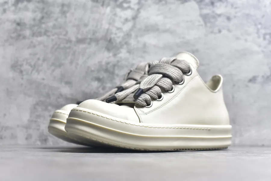 RO Drksh Low Top Leather Sneaker in Beige