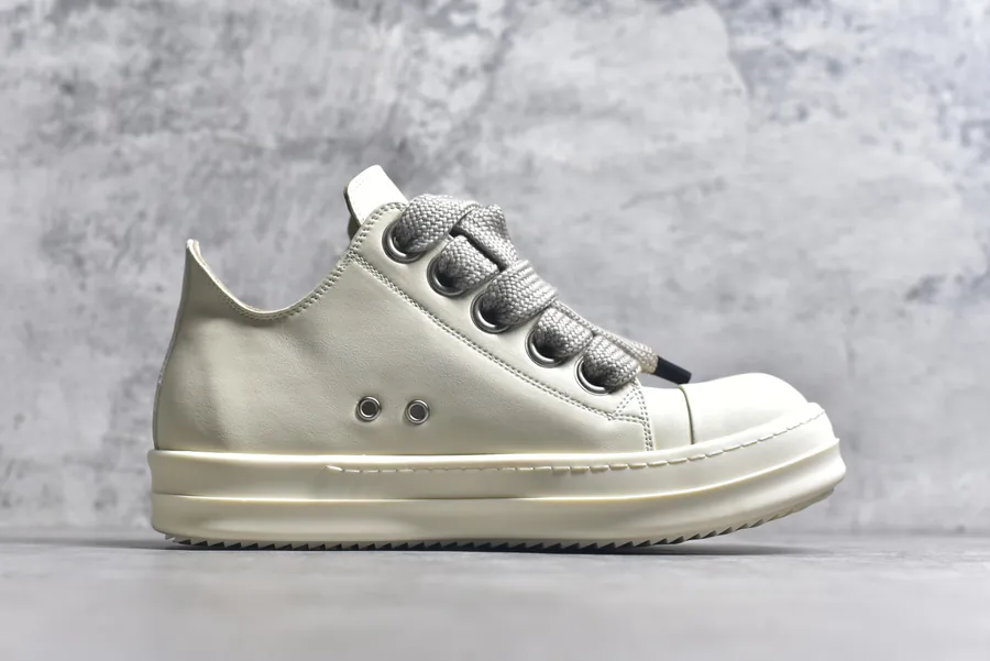 RO Drksh Low Top Leather Sneaker in Beige