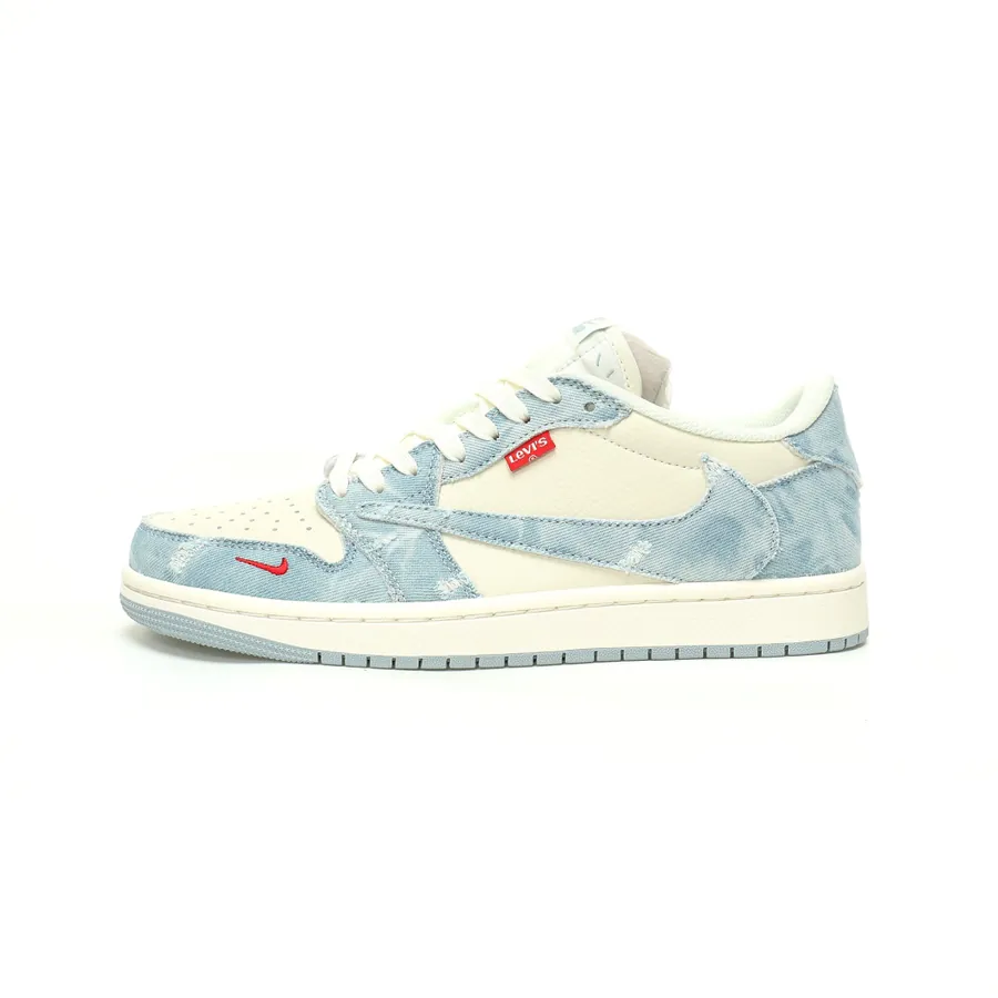 Travis Scott x Air 1 Low OG SP Exclusive Denim Sneaker