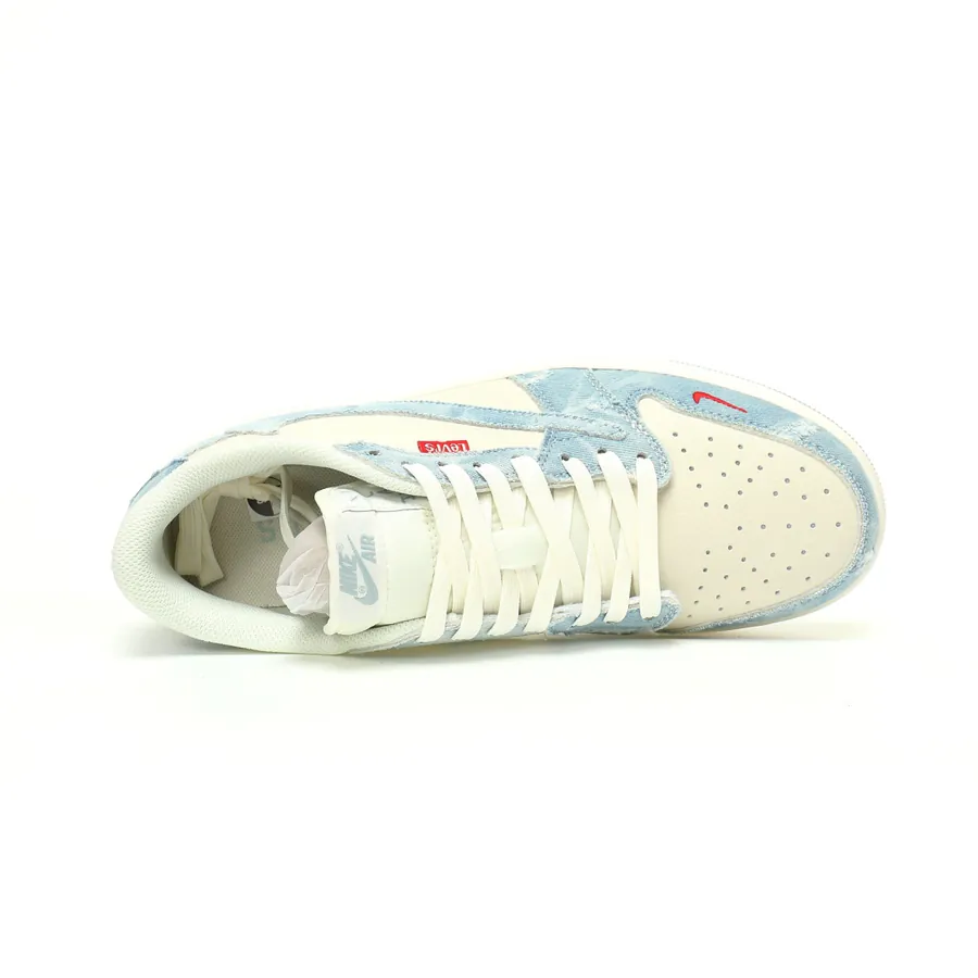 Travis Scott x Air 1 Low OG SP Exclusive Denim Sneaker