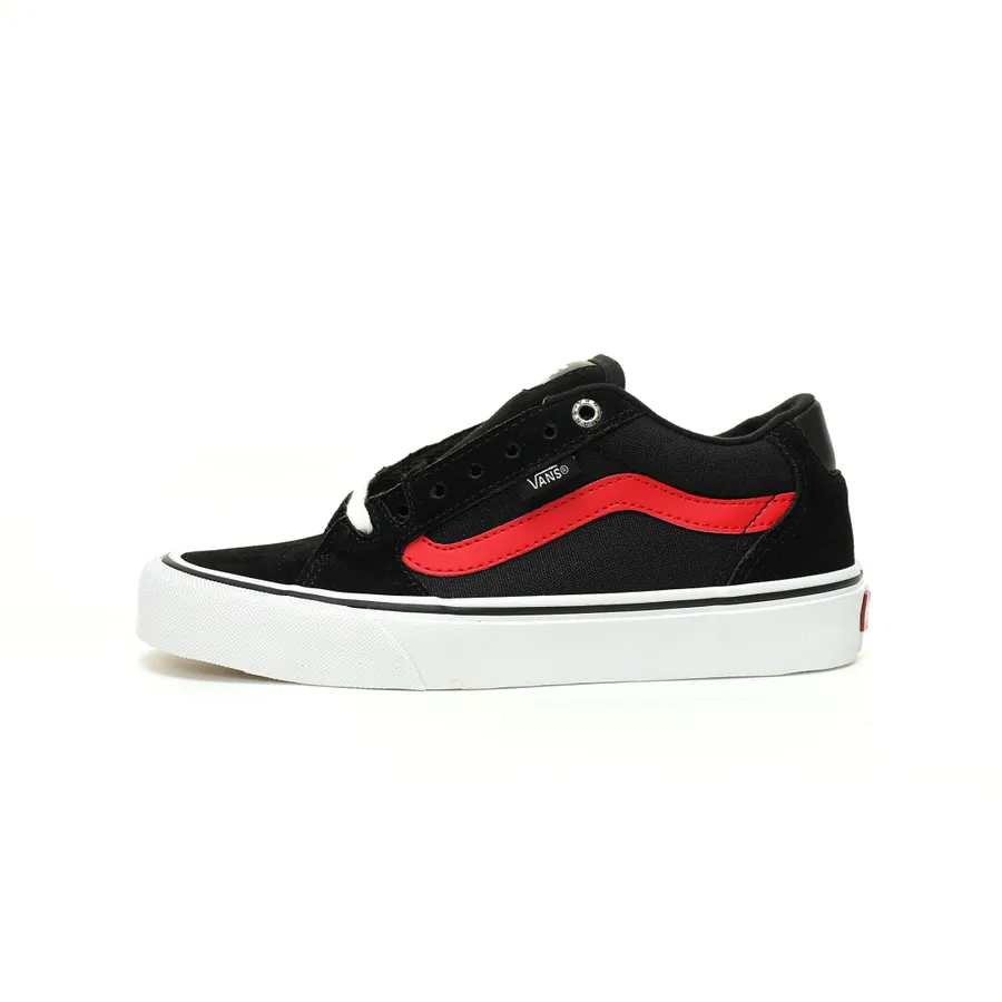 Vans Old Skool Faulkner Black White Retro Suede Slip On Skate Shoes