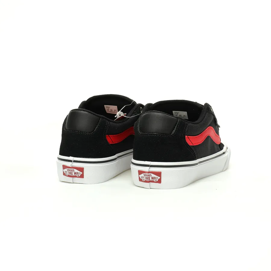 Vans Old Skool Faulkner Black White Retro Suede Slip On Skate Shoes