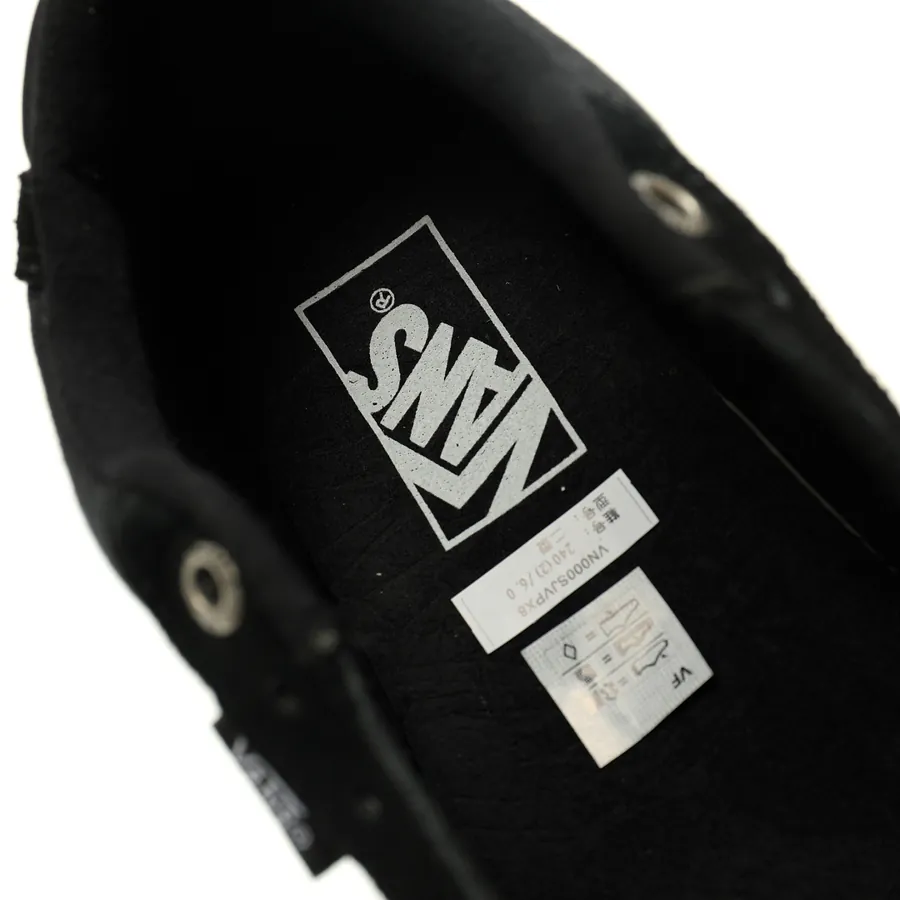 Vans Old Skool Faulkner Black White Retro Suede Slip On Skate Shoes