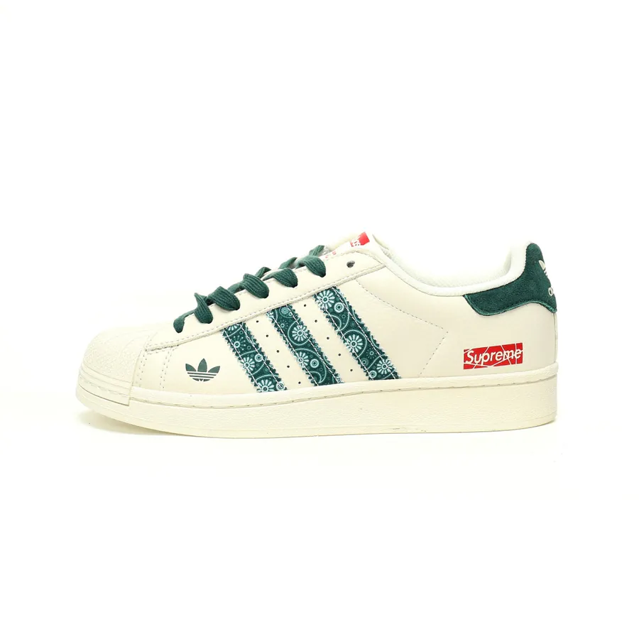 Supreme x Adidas Originals Superstar Classic Shell Toe Low Top Sneakers