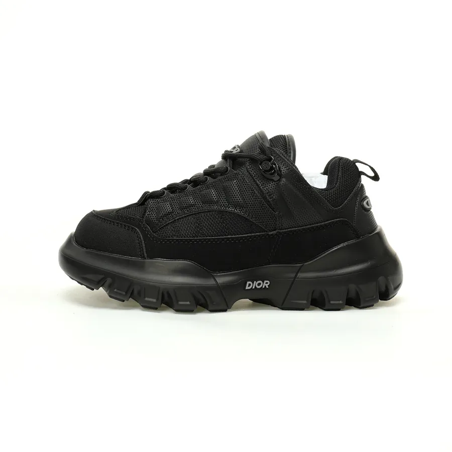 DIO Men's Sneaker Snow Derby Series, Dad Style, Full Black
