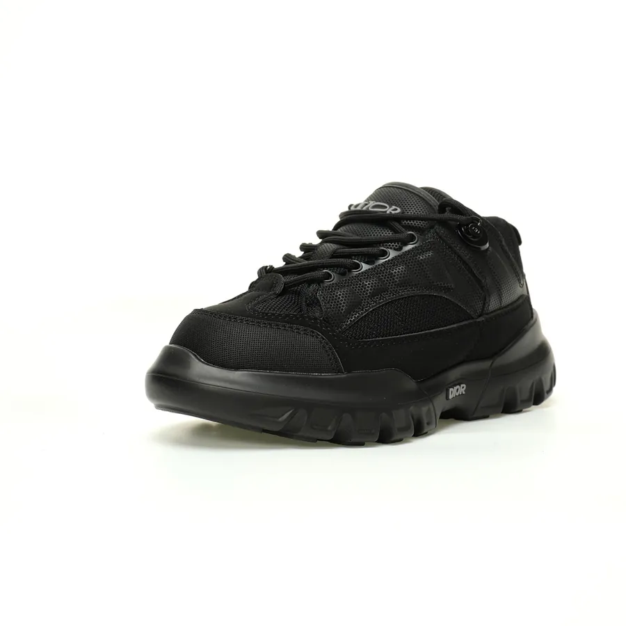 DIO Men's Sneaker Snow Derby Series, Dad Style, Full Black