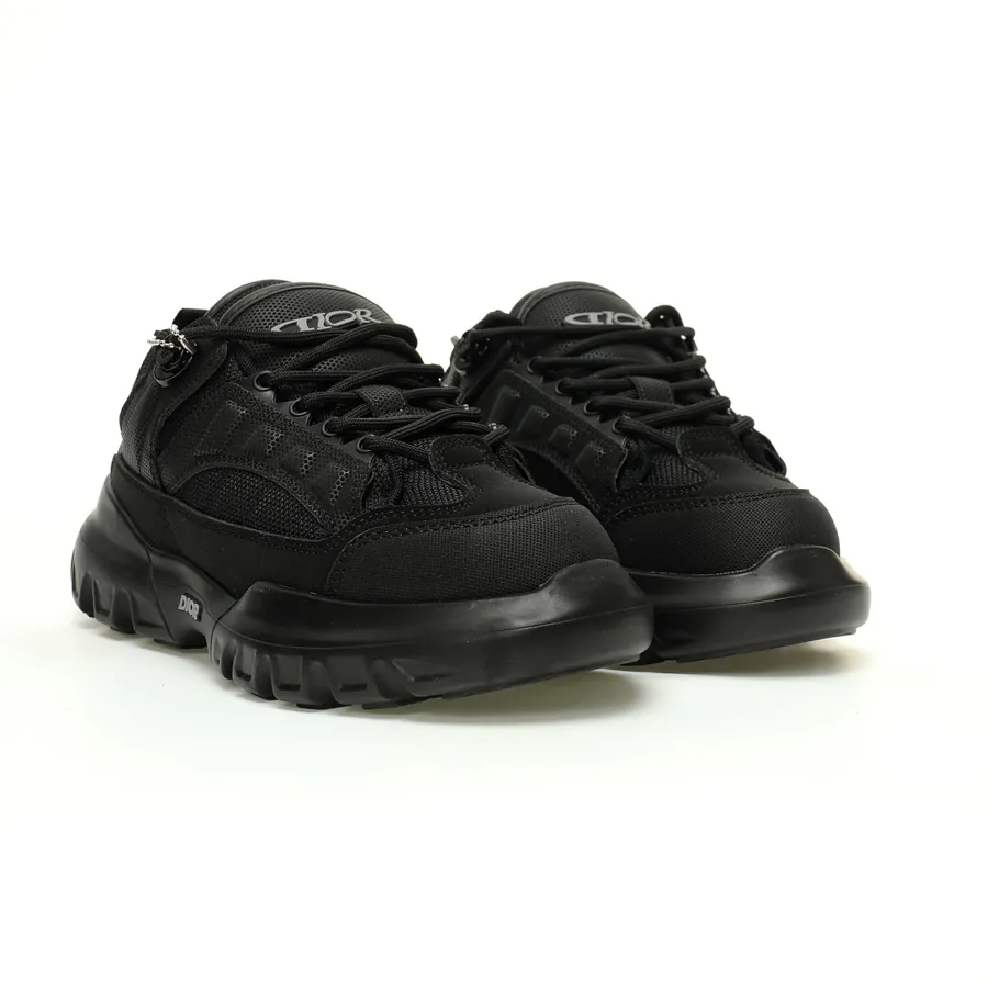 DIO Men's Sneaker Snow Derby Series, Dad Style, Full Black