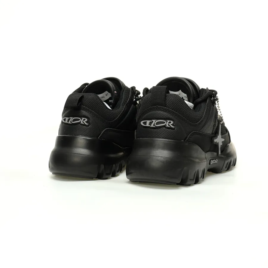 DIO Men's Sneaker Snow Derby Series, Dad Style, Full Black